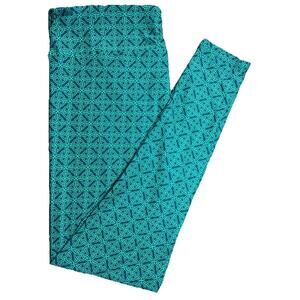 New LuLaRoe Green Gaelic Loop Celtic Knot St. Patrick Leggings Size TC (W 12-18)